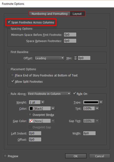 如何使用InDesign CC 2017创建脚注